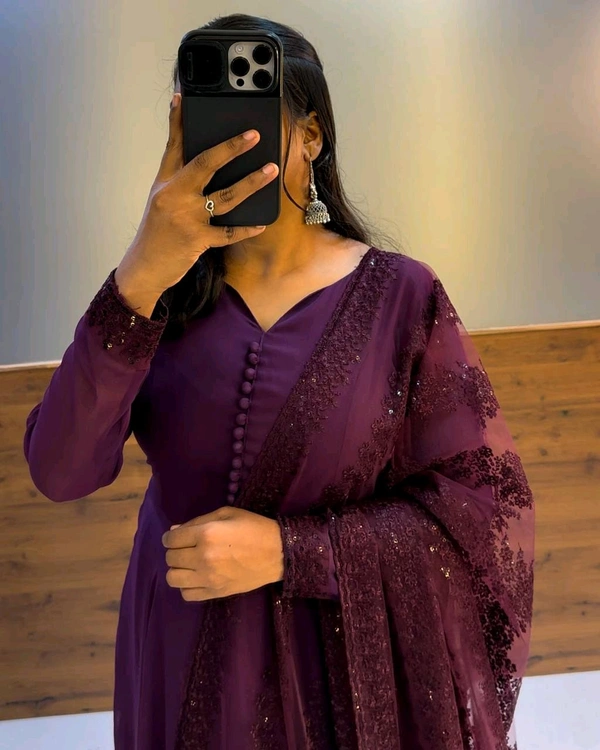 Pongal Gown - L, Wine