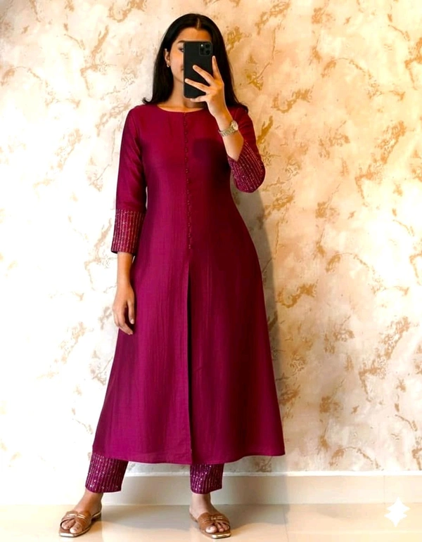 Liya Cordset - 2XL, Wine