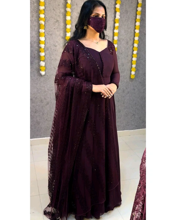 Angel Gown - S, Wine