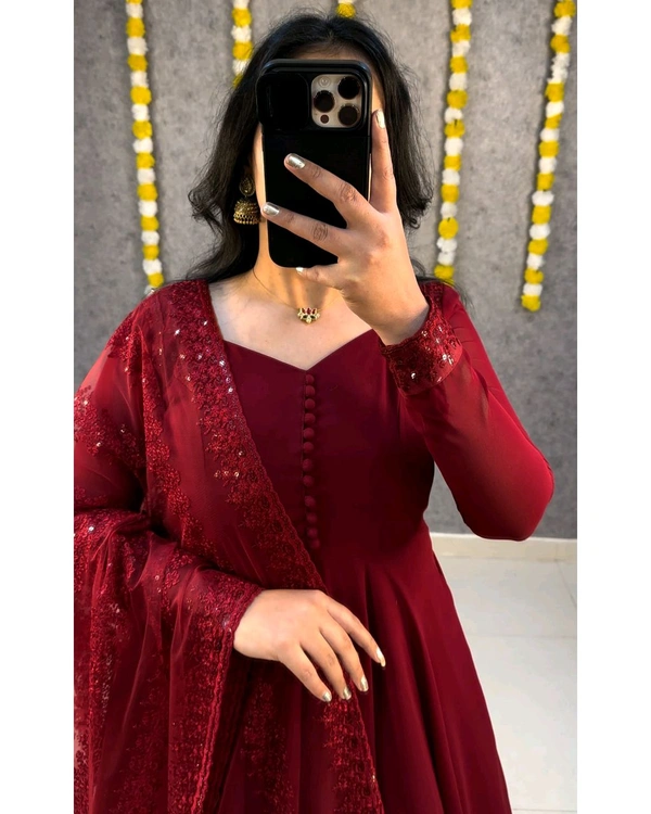 Angel Gown - XL, Maroon
