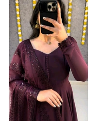 Angel Gown - 2XL, Wine
