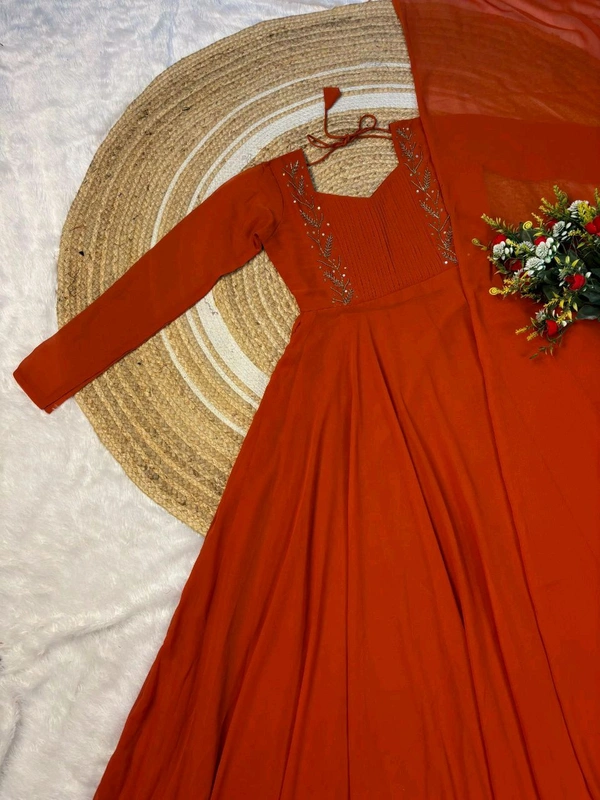 Yamuna - S, Rust Orange