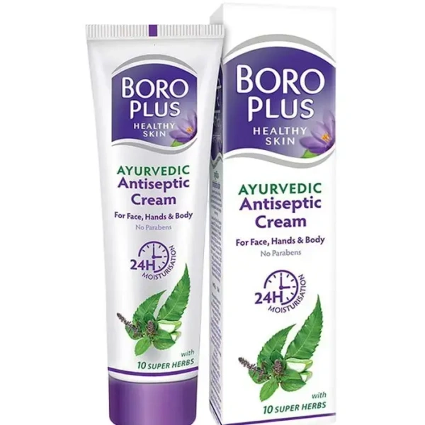 Boroplus Ayurvedic Antiseptic Cream 10 Super Herbs (120ml)