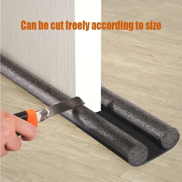 Twin Door Draft Stopper β Under Door & Window Seal Guard, Adjustable Weatherproof Draft Blocker for Noise, Cold Air, and Dust, Energy-Saving Door Sweep Protector