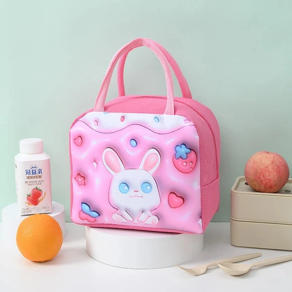 3D Cartoon Lunch Bag – Cute, Insulated & Portable for Kids & Professionals!