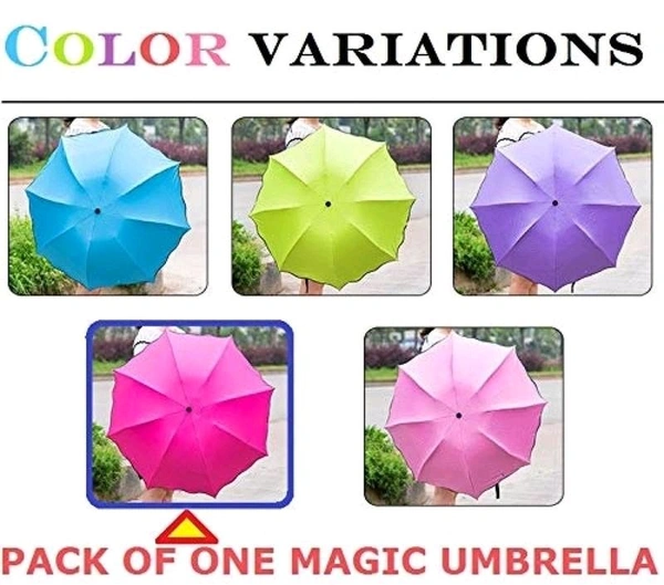 Magic Flower Travel Umbrella – Compact, Lightweight, UV Protection & Water-Reactive Design