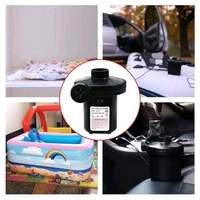 Electric Air Pump, 2 in 1 Inflate and Deflate Portable Corded Electric Air Pump with 3 Air Nozzles for Air Mattress, Sofa, Pool, Quick-Fill Inflator Deflator