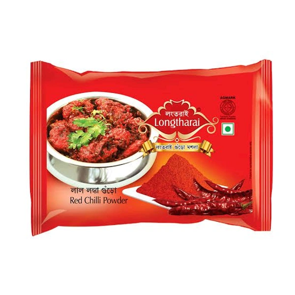 Longtharai Red Chilli Powder (Lal Mirch) - 250gm Pack