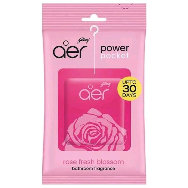 Godrej Aer Power Pocket, 10gm Pack - Rose Fresh Blossom