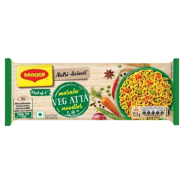 Maggi Veg Atta Noodles, 290gm