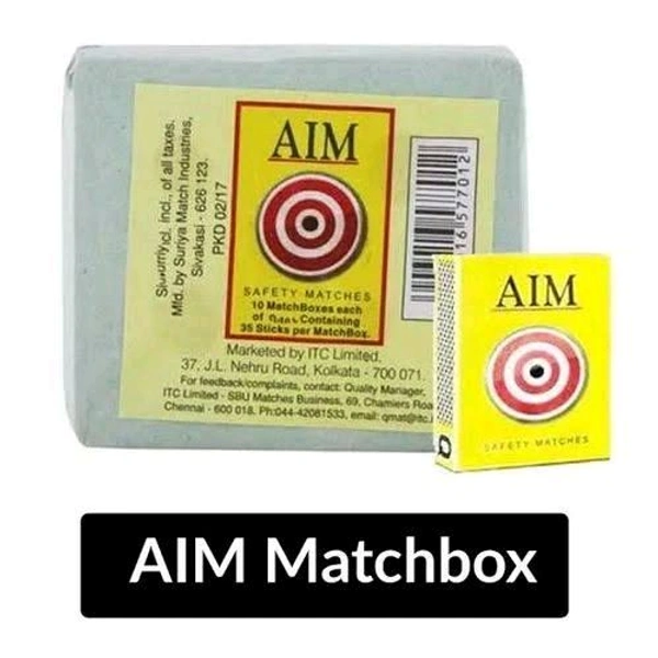 AIM MATCH BOX Rs 10 X 2 Pack