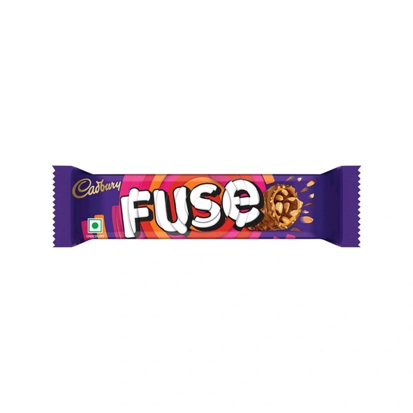 Cadbury Fuse Peanut & Caramel Chocolate Filled Bar 43gm