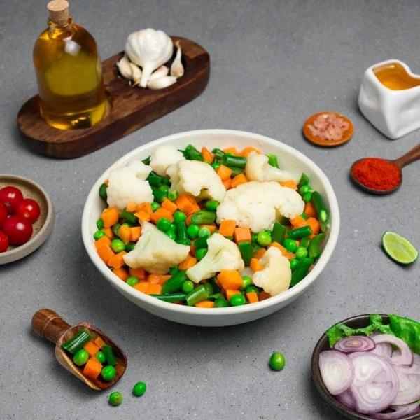 Total Frozen Mix Veg 1Kg Pack