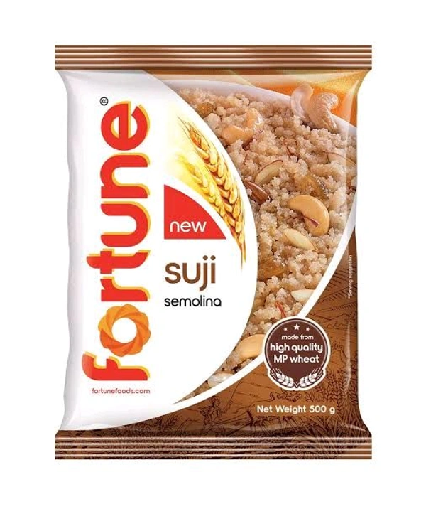 Fortune Sooji (Suji) 500gm Pack  - 500gm