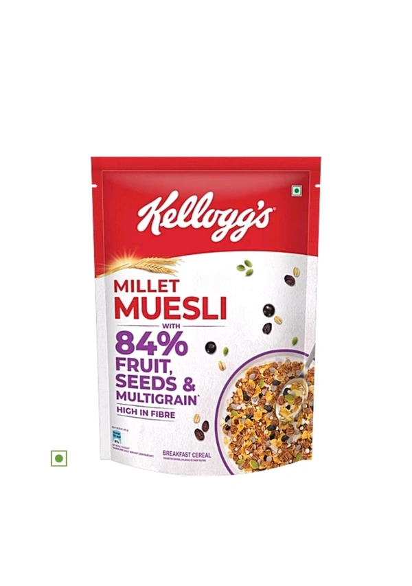 Kellogg's Muesli 84% Fruit Nut Seeds & Multigrain Power Breakfast 500gm