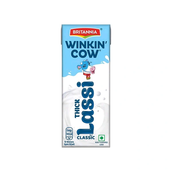 Britannia Winkin Cow Classic Sweet Lassi - 200ml X 2