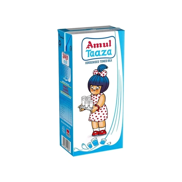 Amul Taaza Milk  - 200ml X 5 Pack