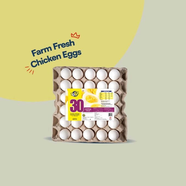 Total Farm Fresh Eggs 30 Pcs - 30 PCS