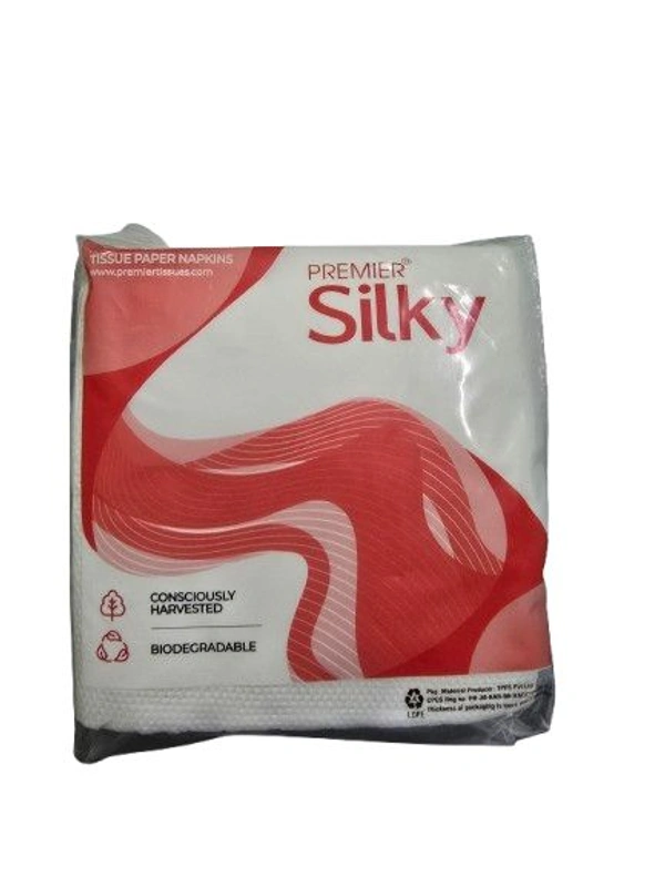 PREMIER Silky Tissues (Napkins) Biodegradable  (90N) - 1 Unit