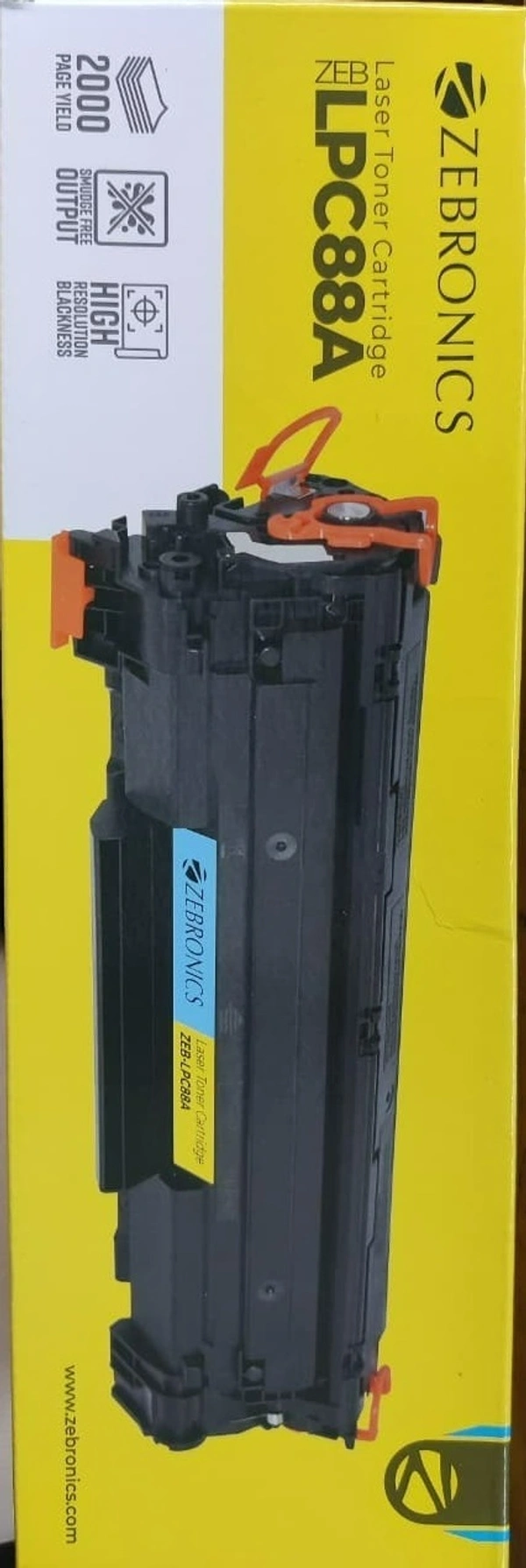 Zebronics 88A cartridge - 88A laser toner cartrdige/2000 page yield