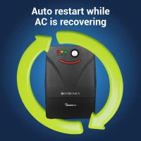 Zebronics CCTV & Computer UPS (MLS755) - Compatible for CCTV & Computers