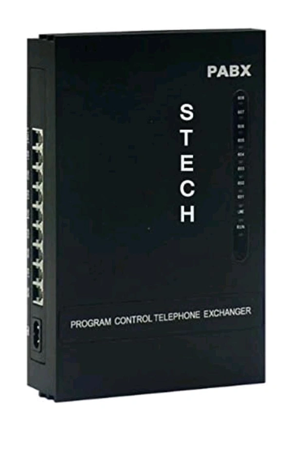 Tubros CCL EPABX Intercom System 108S for 8 line Intercommunication (Black)