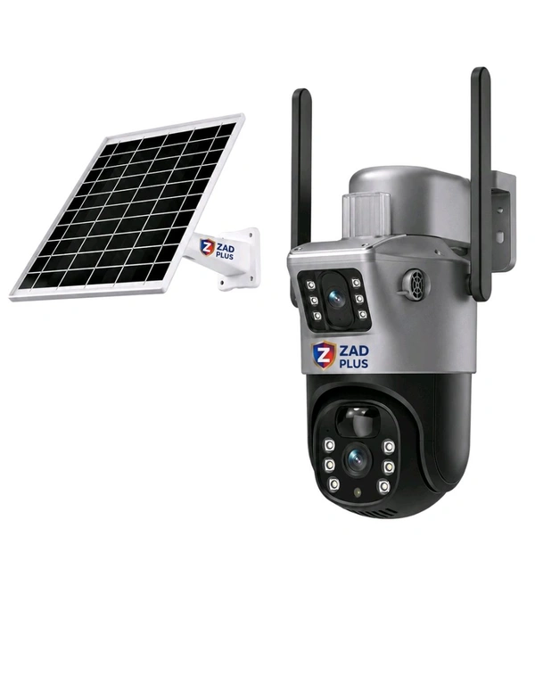 Solar Camera 4G Sim And TFT Card Support Dual Lens Camera 
