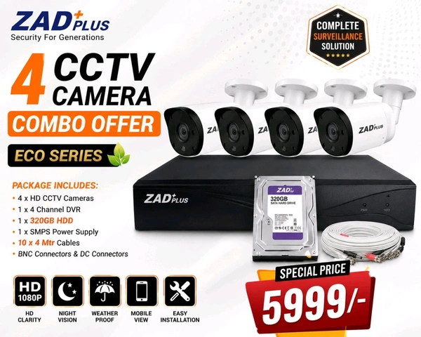 Eco Series 4 Cctv Camera Combo Offer
