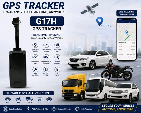 Zad Plus G17H GPS Tracker For Vehicles 3Months Plan