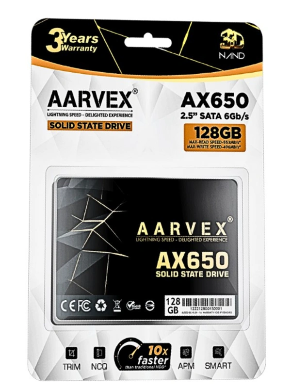 AARVEX 128GB SATA SSD (AX650)