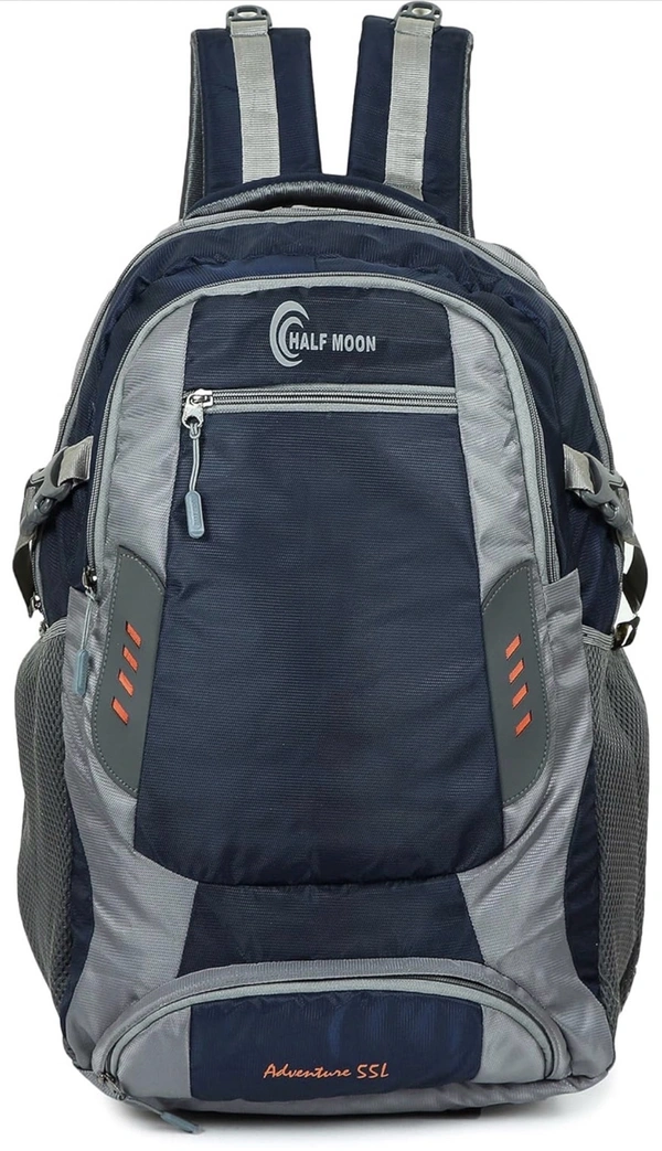 Half Moon Extra Large Size 55L Waterproof Rucksack Bags/Trekking Back packs for Man Woman | Luggage Bag for Travelling with Laptop Compartment | For Hiking, Travel Tracking Backpack for Men & Women