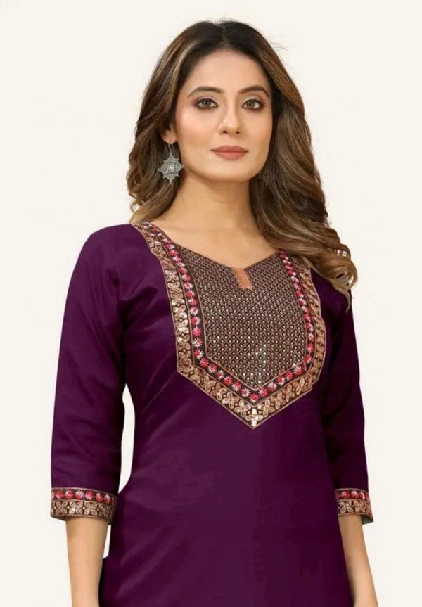 Stylish Kurti For Women Embroidered Work