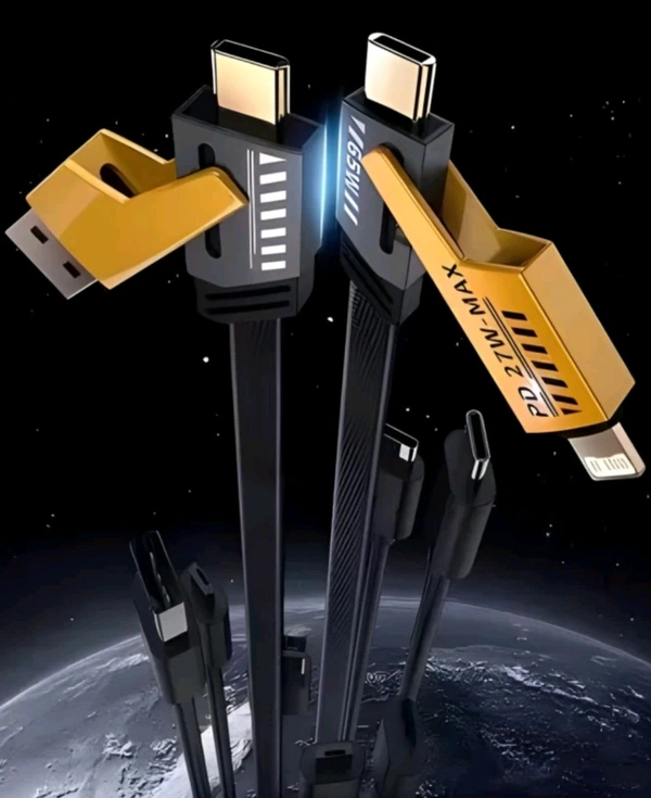 (RG) 4 IN 1 CHARGING CABLE 120W (1YEAR WARRANTY)