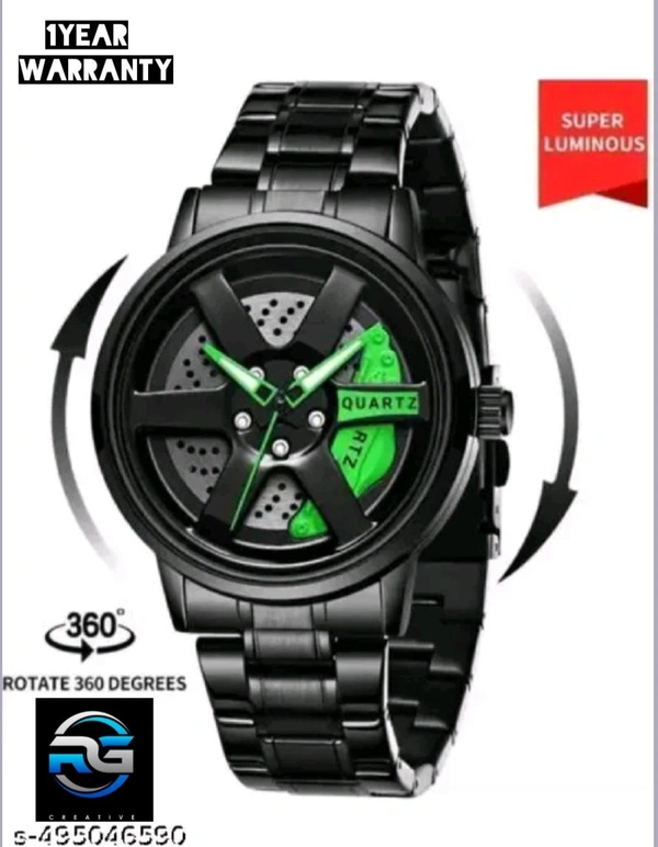 Rotating Watch (QUARTEZ)green RG 