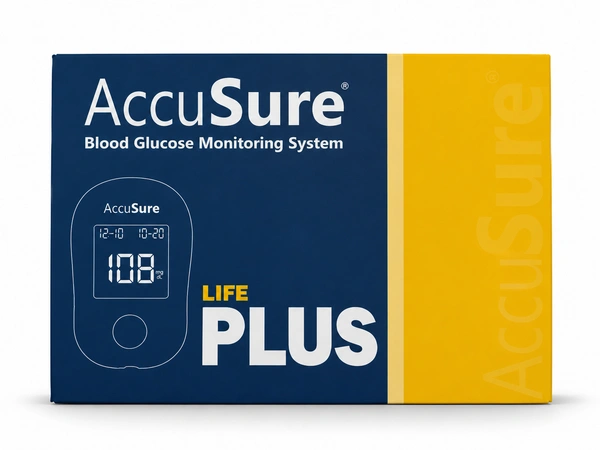 Accusure Life Plus Blood Glucose Monitoring System