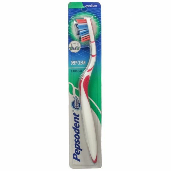 PEPSODENT V CLEAN MEDIUM TOOTHBRUSH - MED