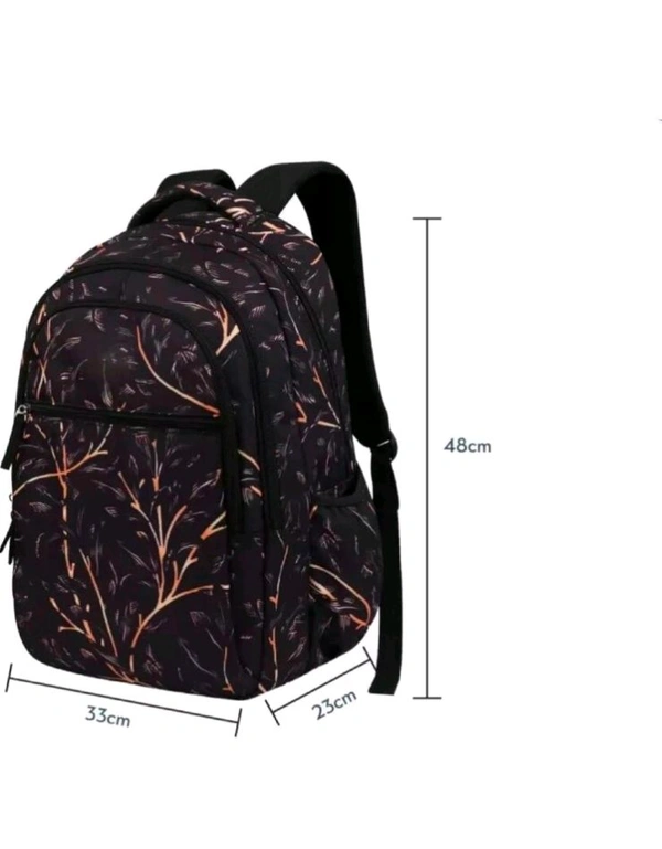 Backpacks for Women, 37L, Stylish and Trendy Casual College Backpacks for Girls, Water Resistant and Lightweight Bag for Office and Travelling - Black, 36 Ltrs