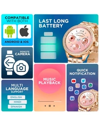 Gen 9 Diamond Strap Latest Smartwatch HD Display 2 Straps (1 Set)