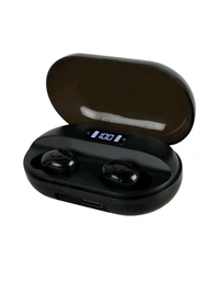 Tws Dual Pairing Earbuds with Mic Advanced ENC, Long Playtime Headset - Black
