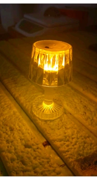 ALL DECORATIVE LIGHTS|| DROP DOWN MENUS|| - LED Candle lamp, Table Lamp Portable Plastic Lamps (1 Pc / Small)