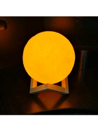 ALL DECORATIVE LIGHTS|| DROP DOWN MENUS|| - 3D Power Moon Lamp with Touch ControlAdjust Brightness / One color