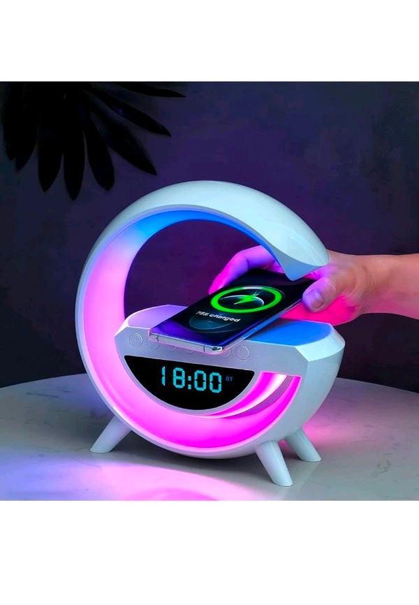 ALL DECORATIVE LIGHTS|| DROP DOWN MENUS|| - G Lamp Speaker - 3-in-1 Bluetooth Speaker with Fast Wireless Charging (1 Pc)