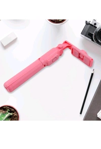 Portable Foldable Selfie Stick with Remote Control, 3-Axis Tripod Hand Stabilizer for Smartphones, TikTok Vlog YouTuber Video Recording (1 Pc)