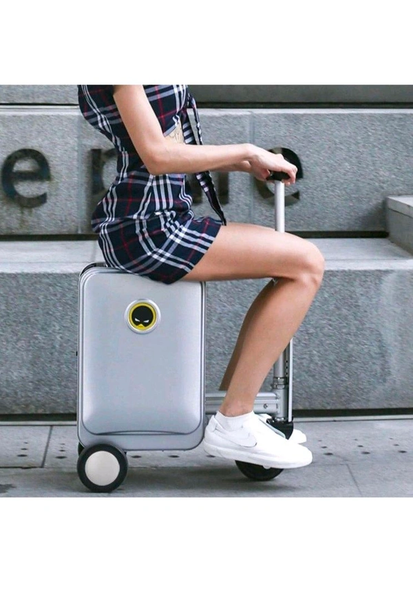 Airwheel (Ashwani Kumar G) Electric suitcase smart driving luggage electric suitcase scooter with removable battery speed (1 Pc)