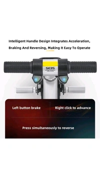 Airwheel (Ashwani Kumar G) Electric suitcase smart driving luggage electric suitcase scooter with removable battery speed (1 Pc)