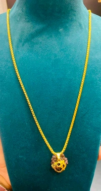 Chains & Locket - Om Rudraksha Pendant With Chain