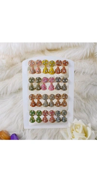 AG fashions Vibrant 12 Pair Jhumka