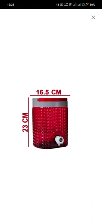 Nekza Diamond cut design plastic water jug to carrying water and other beverages. (4500Ml)