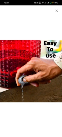 Nekza Diamond cut design plastic water jug to carrying water and other beverages. (4500Ml)