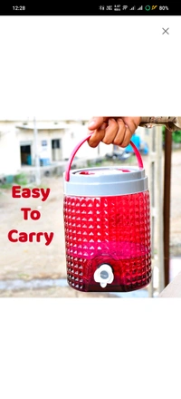 Nekza Diamond cut design plastic water jug to carrying water and other beverages. (4500Ml)